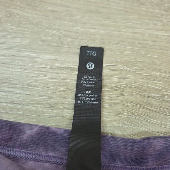 Lululemon Purple Tie-Dye Tank Top Lightweight Stretchy Fabric Mens Size XXL - Picture 4 of 13